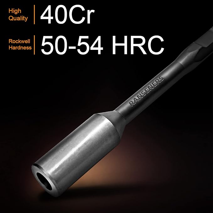 RANSENERS Professional Erdnageleintreiber SDS-HEX zum Einstecken von Tiefenerder, Innen Ø 25 mm,400 x Ø 50 mm