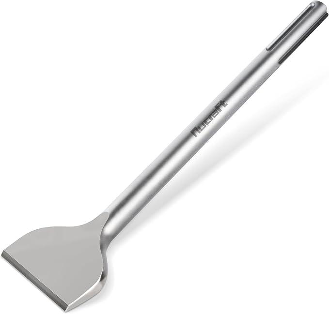 Nucraft SDS-Max Fliesenmeißel 300x80mm Breiter Spatmeißel 15° abgewinkelt Meißel
