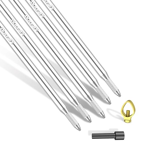Nucraft Tiefenerder V4A Edelstahl Erder Erdung Staberder Blitzableiter Ø20mm umfassen Messing kreuzverbinder, mit Klemme