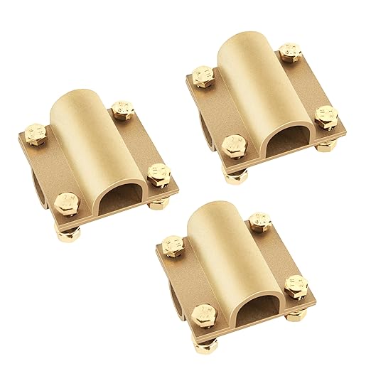 Nucraft Ø14.2mm Ø17.2mØ20mm Messing kreuzverbinder für Blitzschutz Klemme Geeignet