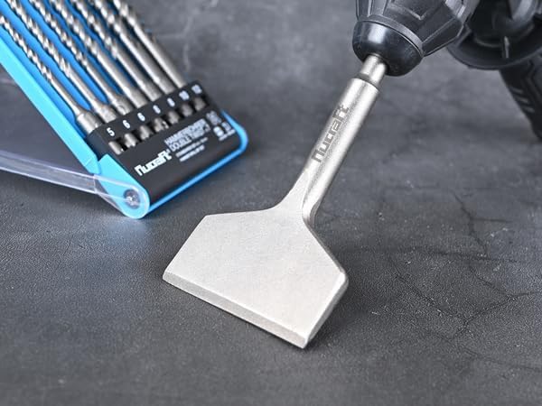 Nucraft 75mm SDS-Plus Fliesenmeißel 15° Schabermeißel zum Entfernen von Keramik & Fliesen