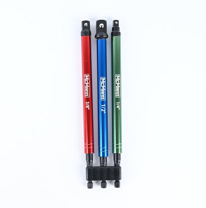 MCMANN Socket Adapter, Quadrat- und Sechskant-Bit-Satz