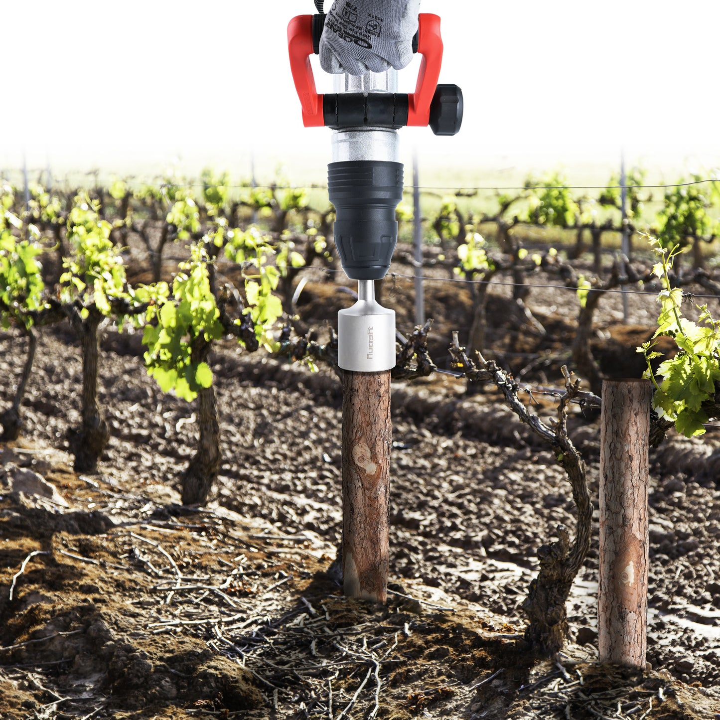 Nucraft SDS MAX Jack Hammer Star/holzpflöcke Picket Post Driver Treiber Pfahlramme Erdnageleintreiber zum Einstecken