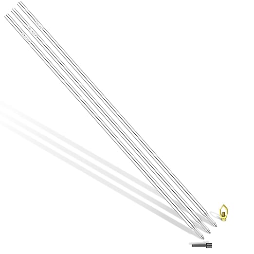 Nucraft Tiefenerder V4A Edelstahl Erder Erdung Staberder Blitzableiter Ø20mm umfassen Messing kreuzverbinder, mit Klemme