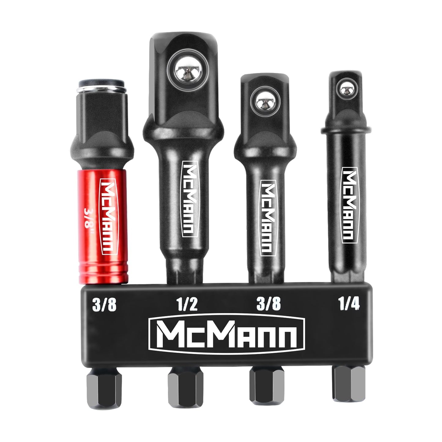 MCMANN Socket Adapter, Quadrat- und Sechskant-Bit-Satz