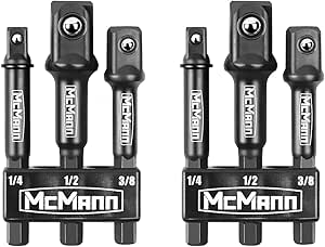 MCMANN Sockeladapter-Quadrateck-Kennmesser-Satz  geeignet für Drehmomentschlüssel