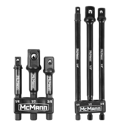 MCMANN Sockeladapter-Quadrateck-Kennmesser-Satz  geeignet für Drehmomentschlüssel