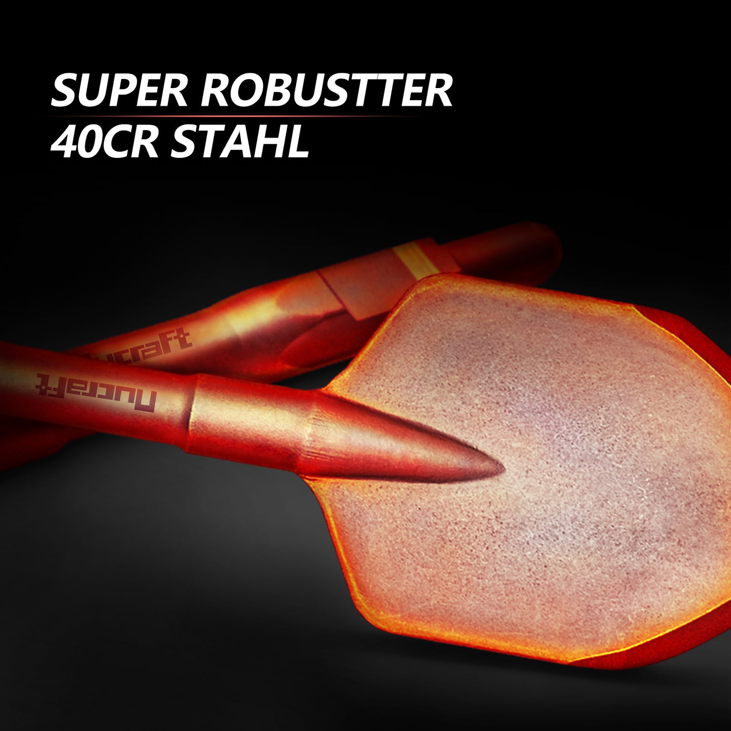 Nucraft SDS HEX Schaufelmeißel, Sechskantschaft Tonspaten Asphaltmeißel Abstemmen