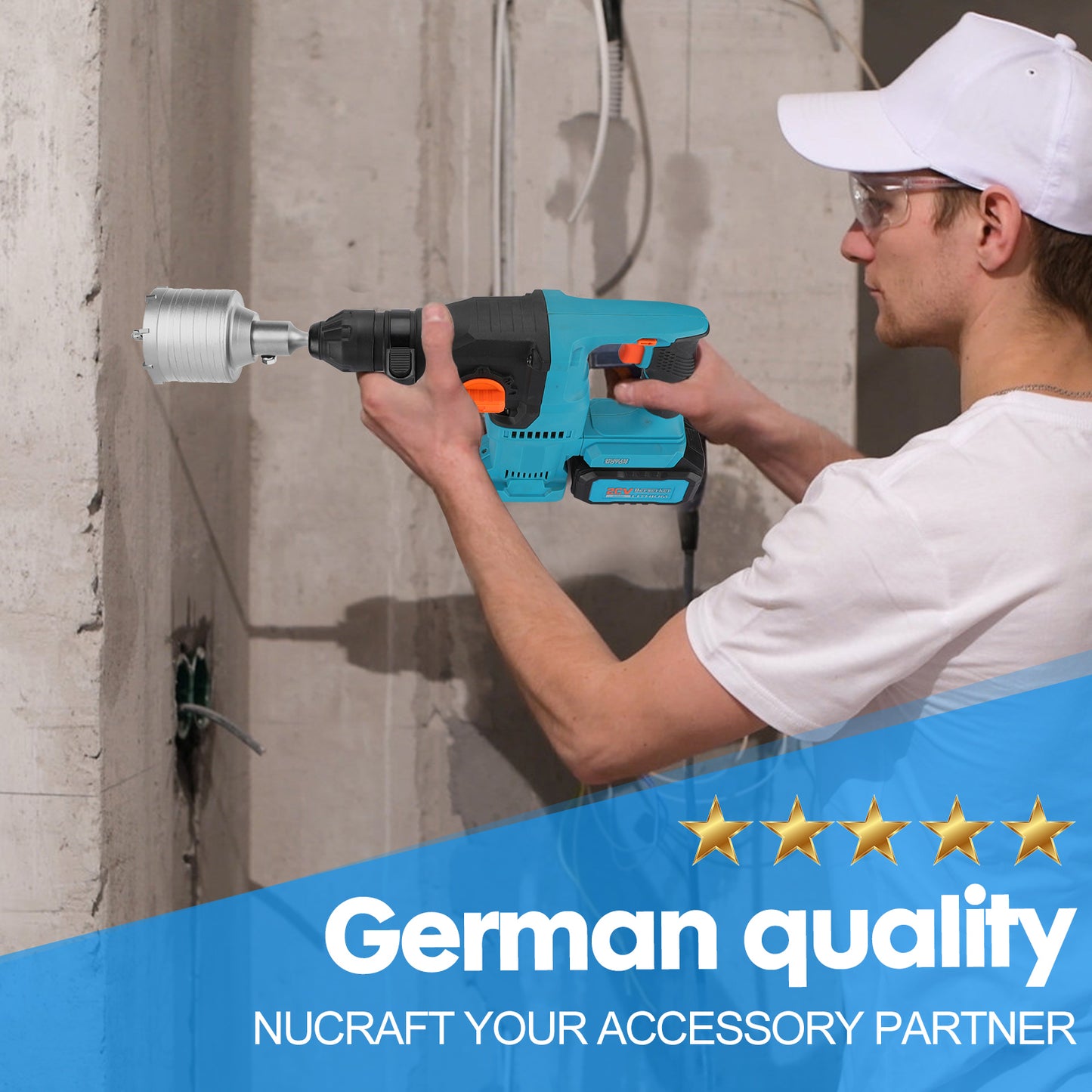 Nucraft SDS Plus Hohlbohrer Ø68mm/82mm kreisförmiger Hohlbohrer Lochsägen