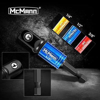 MCMANN Socket Adapter, Quadrat- und Sechskant-Bit-Satz