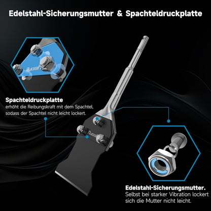 Nucraft Ersatzklinge für Spachtelmeißel NU-P12-M, 110 * 100mm, aus 65Mn-Super-elastischer Stahl