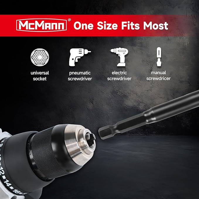 MCMANN Sockeladapter-Quadrateck-Kennmesser-Satz  geeignet für Drehmomentschlüssel
