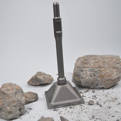 RANSENERS SDS-Hex Jack Hammer Stampfer Verdichter, Anti Schock Stampferplatte, Werkzeug zum Verdichten von Beton, auch für Demolition Hammer Breaker (410 x 150 x 150mm)