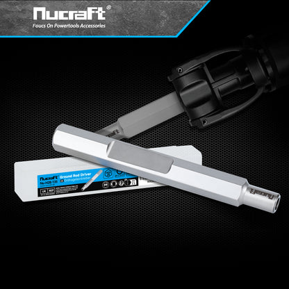 Nucraft HEX28 Ø13,5mm Erdnageleintreiber 22x260mm zum Einstecken von Tiefenerder Erder Erdung Staberder–Jack Hammer Picket Pfosten Driver Treiber