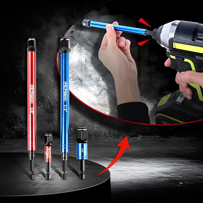 MCMANN Socket Adapter, Quadrat- und Sechskant-Bit-Satz