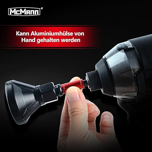 MCMANN Außenentgratwerkzeug mit Sechskantstiel Metall-Kantenschleifer 6-33 mm Schraubenrohr Außenchamfer für Schrauben