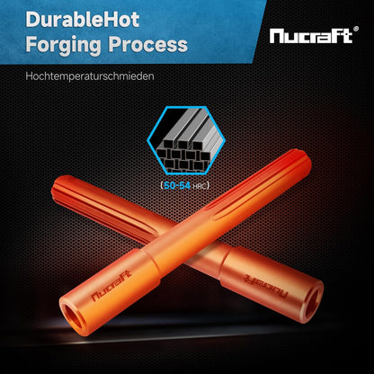 Nucraft SDS-MAX Professional Erdnageleintreiber zum Einstecken von Tiefenerder Erder Erdung Staberder, L:162mm, Innen Ø13.5mm,Ø16.5mm,Ø20.5mm