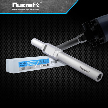 Nucraft SDS-HEX Professional Erdnageleintreiber zum Einstecken von Tiefenerder Erder Erdung Staberder, L:257 mm, Innen Ø13.5mmØ16.5mmØ20.5mm