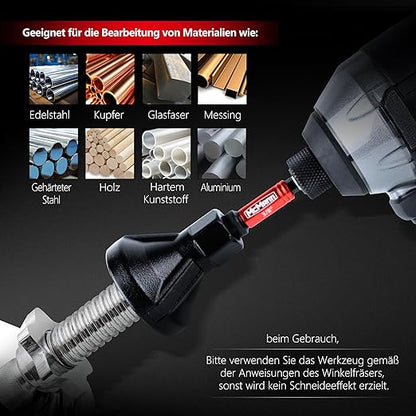 MCMANN Außenentgratwerkzeug mit Sechskantstiel Metall-Kantenschleifer 6-33 mm Schraubenrohr Außenchamfer für Schrauben